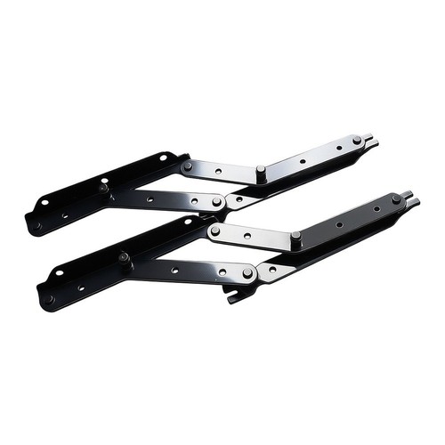 Black folding sofa bed hinges - black,