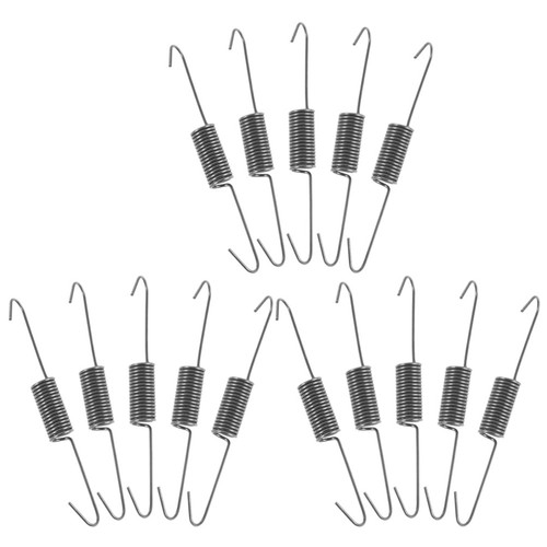 15pcs silver steel long neck - long,